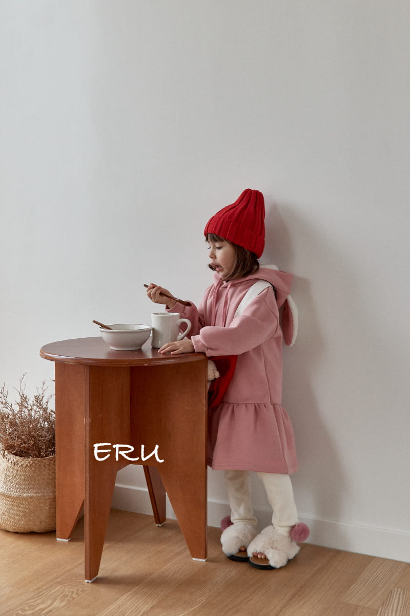 E.RU - Korean Children Fashion - #Kfashion4kids - Rabbit Hoody One-piece - 4