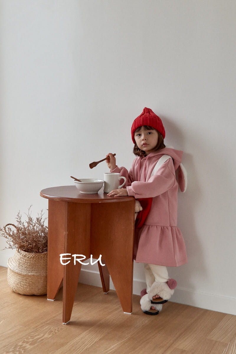 E.RU - Korean Children Fashion - #Kfashion4kids - Rabbit Hoody One-piece - 5