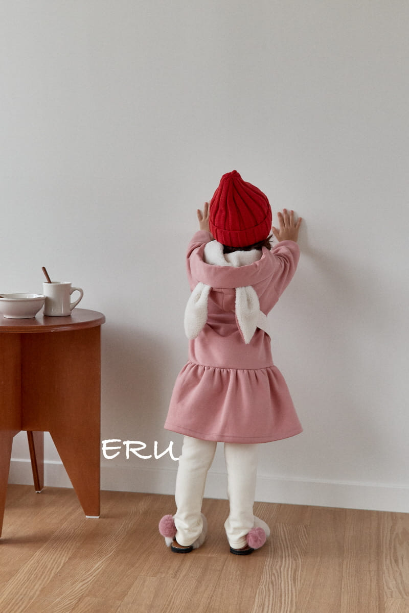 E.RU - Korean Children Fashion - #Kfashion4kids - Rabbit Hoody One-piece - 6