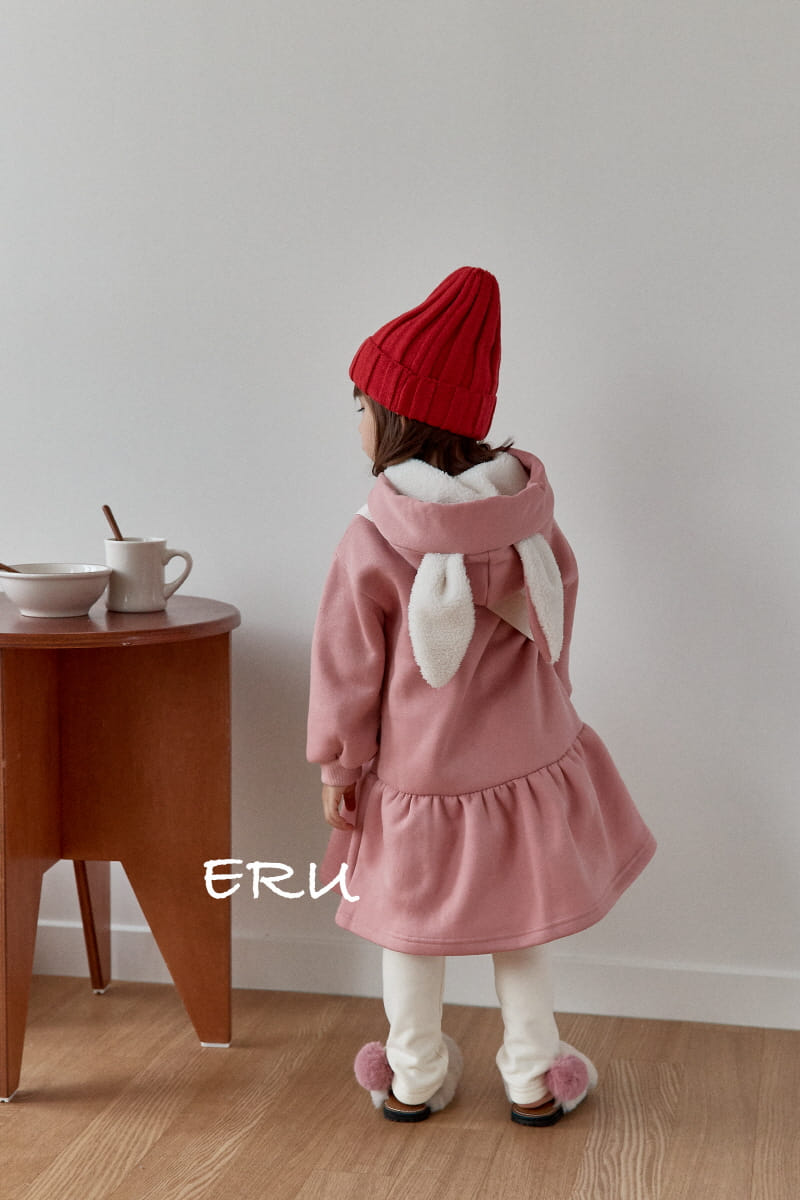 E.RU - Korean Children Fashion - #Kfashion4kids - Rabbit Hoody One-piece - 7