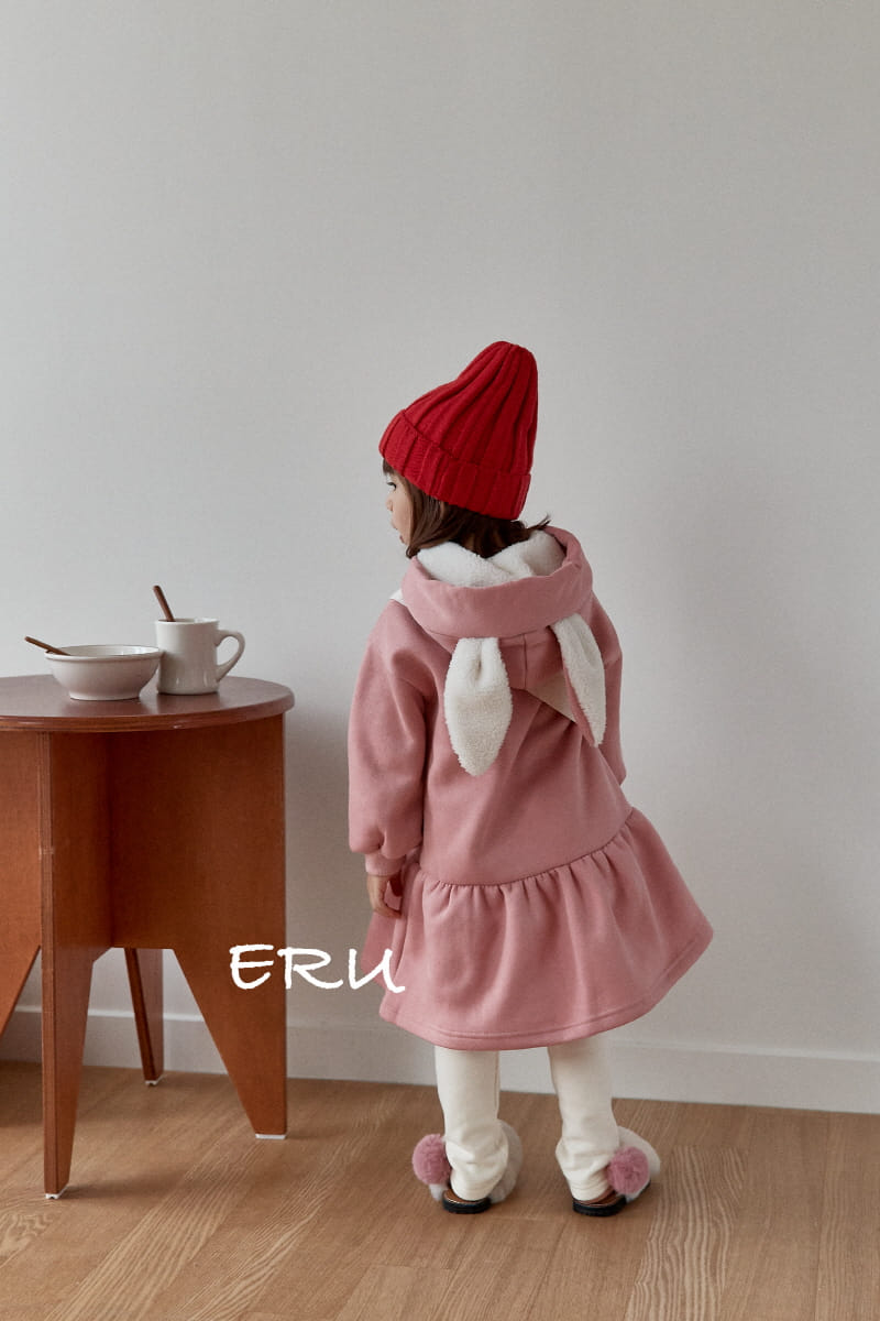 E.RU - Korean Children Fashion - #Kfashion4kids - Rabbit Hoody One-piece - 8