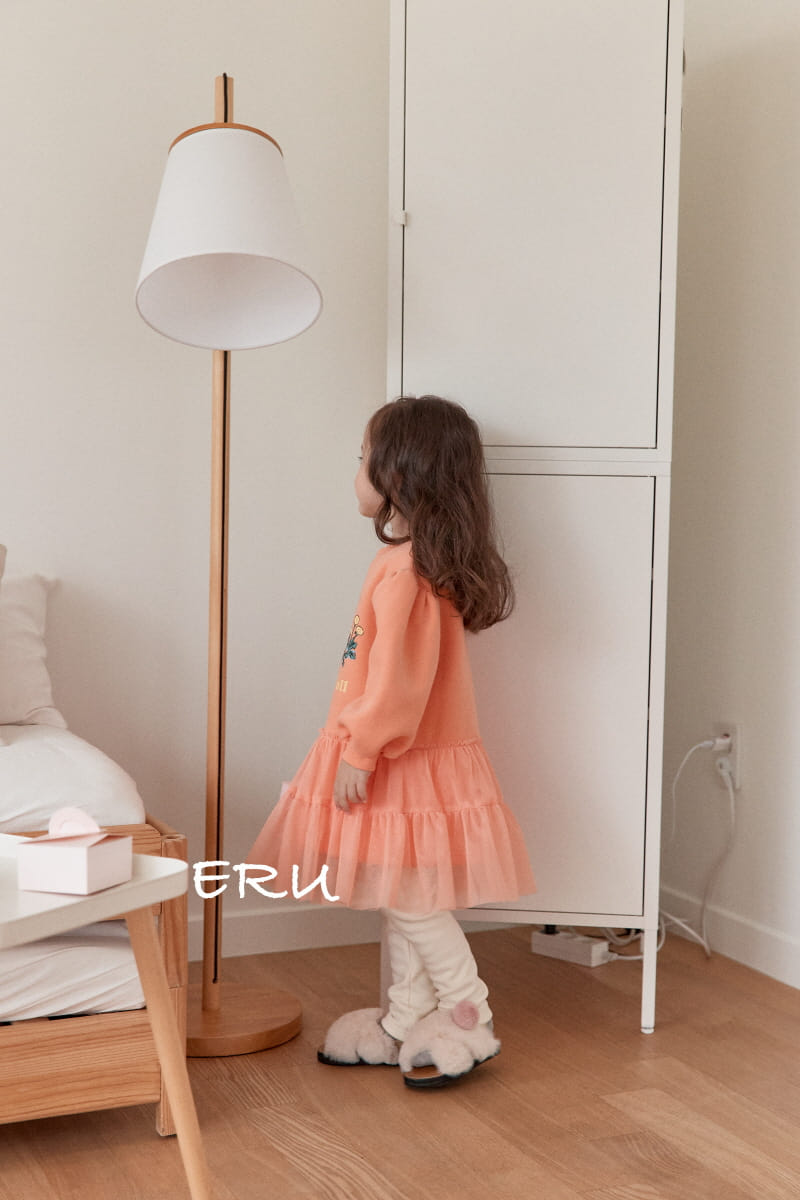 E.RU - Korean Children Fashion - #Kfashion4kids - Rabbit Mesh One-piece - 4
