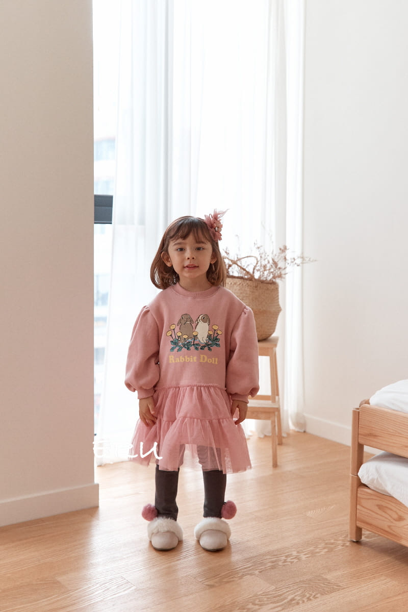 E.RU - Korean Children Fashion - #Kfashion4kids - Rabbit Mesh One-piece - 9