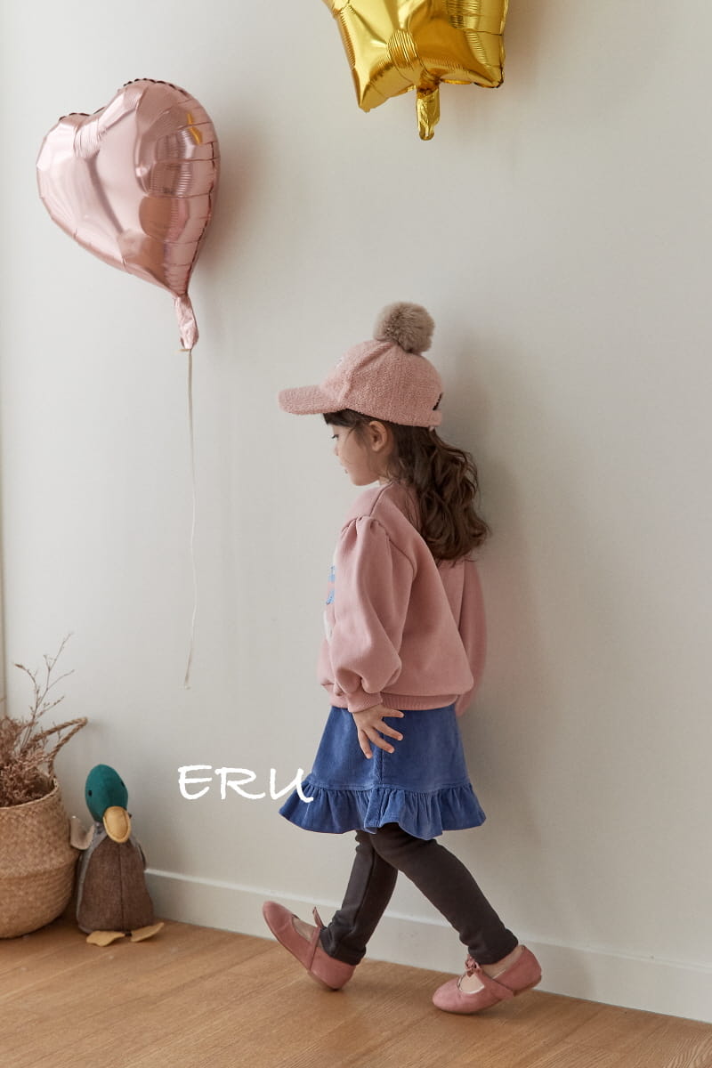 E.RU - Korean Children Fashion - #Kfashion4kids - Sera Denim Span Skirt Leggings - 12