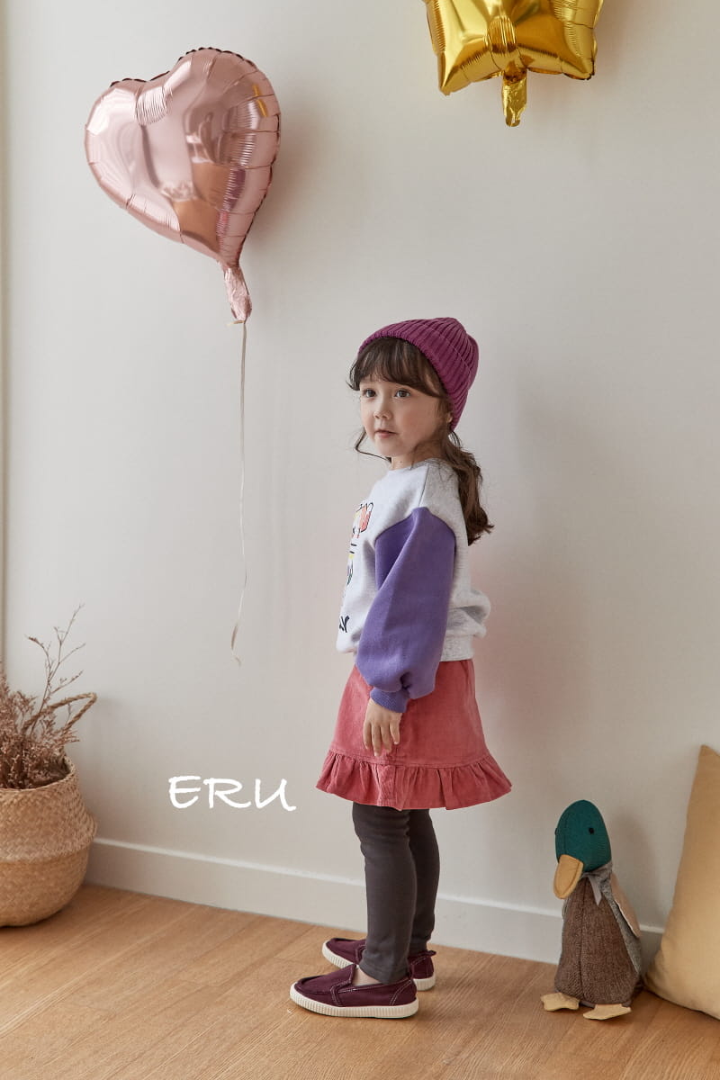 E.RU - Korean Children Fashion - #Kfashion4kids - Sera Denim Span Skirt Leggings - 4
