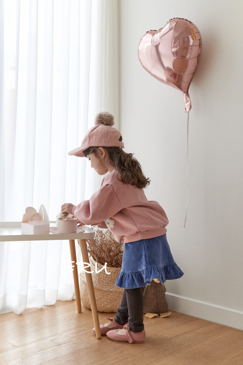 E.RU - Korean Children Fashion - #Kfashion4kids - Sera Denim Span Skirt Leggings - 9