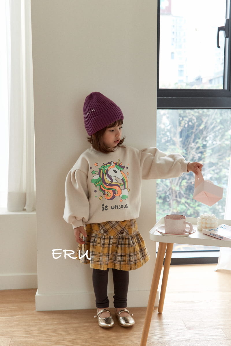 E.RU - Korean Children Fashion - #Kfashion4kids - Check Skirt Leggings - 10