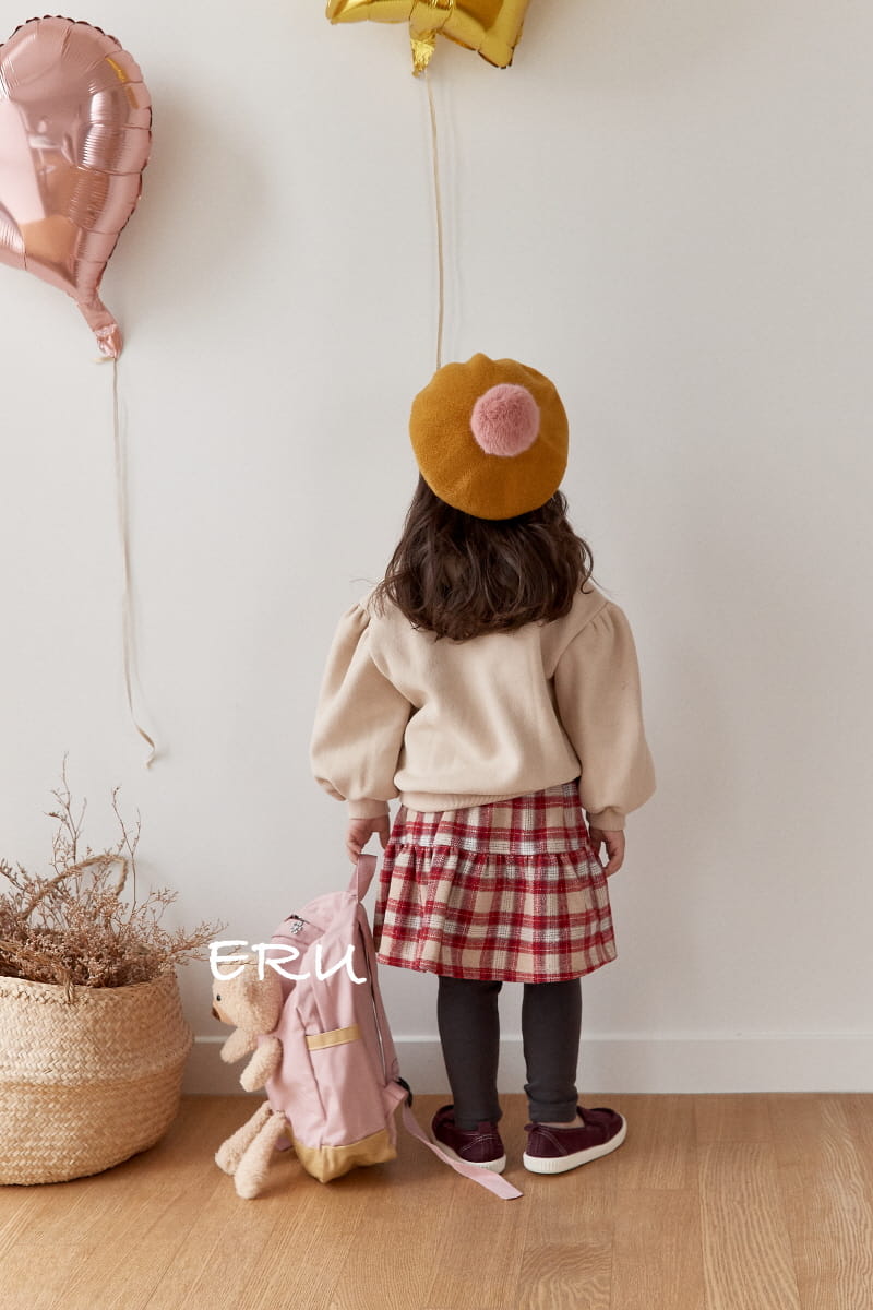 E.RU - Korean Children Fashion - #Kfashion4kids - Check Skirt Leggings - 4