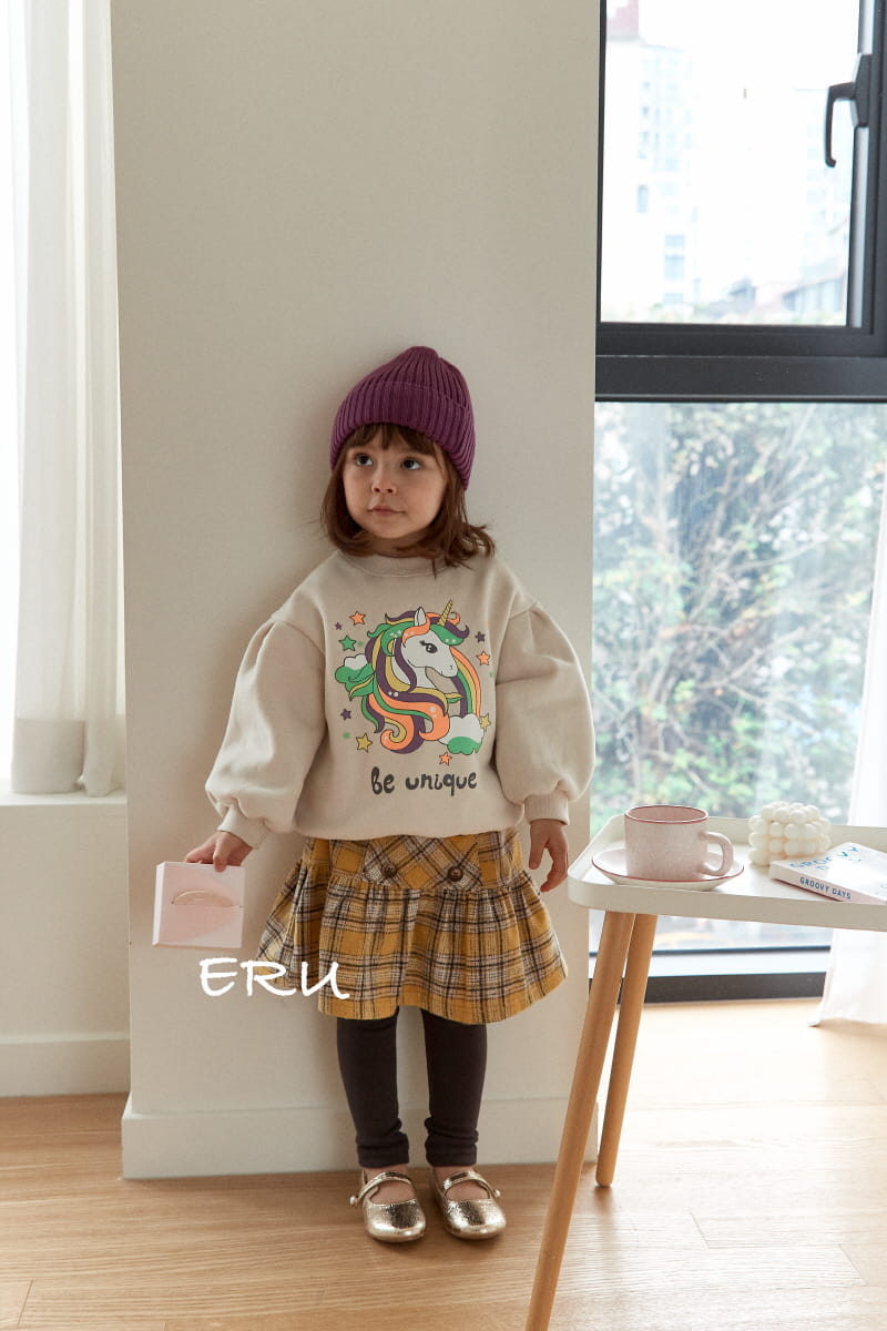 E.RU - Korean Children Fashion - #Kfashion4kids - Check Skirt Leggings - 6