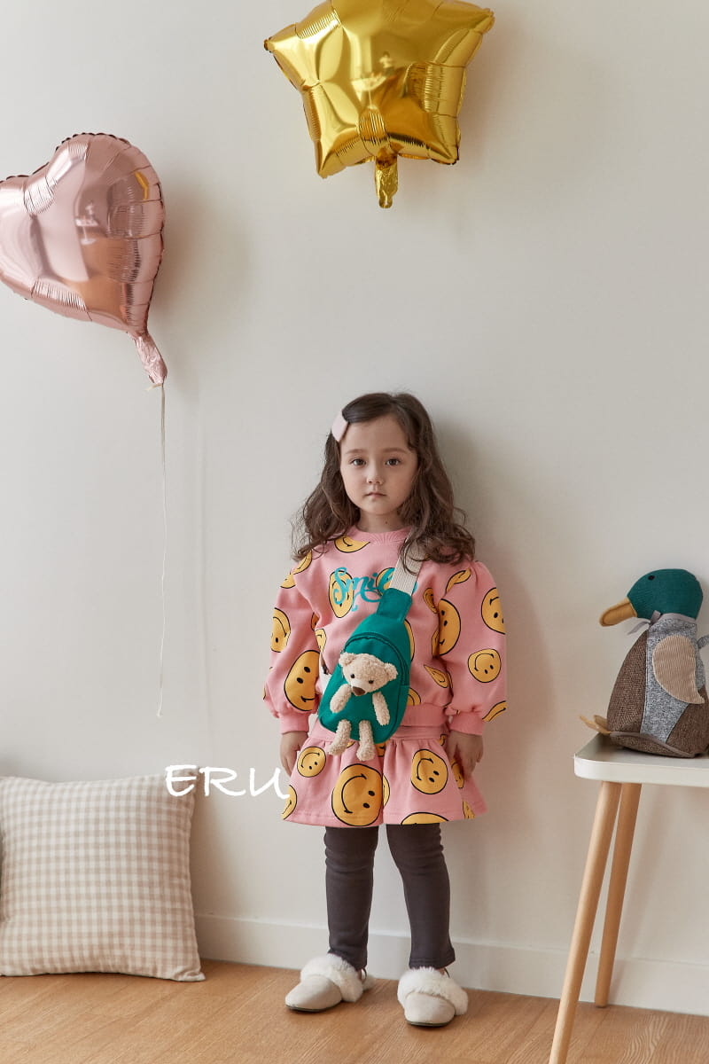 E.RU - Korean Children Fashion - #Kfashion4kids - Smile Top Bottom Set
