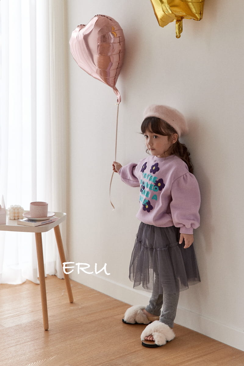 E.RU - Korean Children Fashion - #Kfashion4kids - Flower Tee - 3