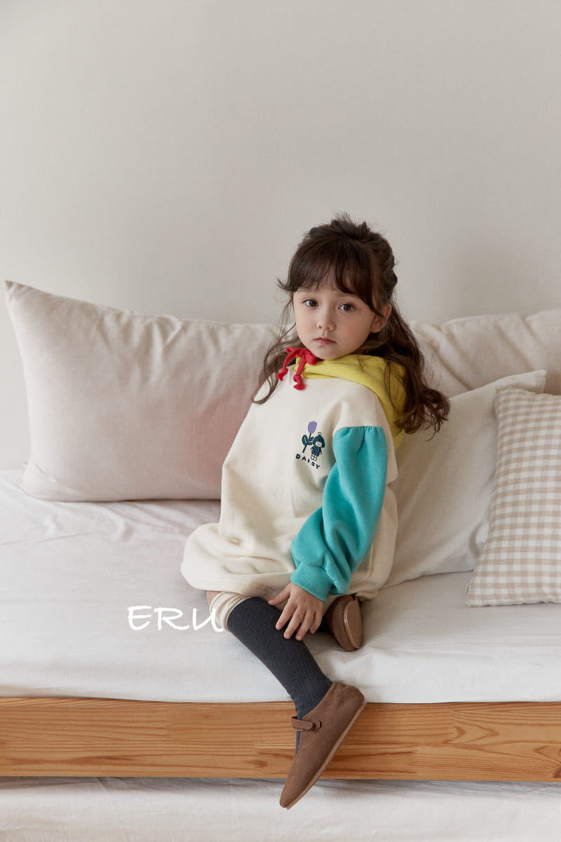 E.RU - Korean Children Fashion - #Kfashion4kids - Daisy Hoody Tee - 2