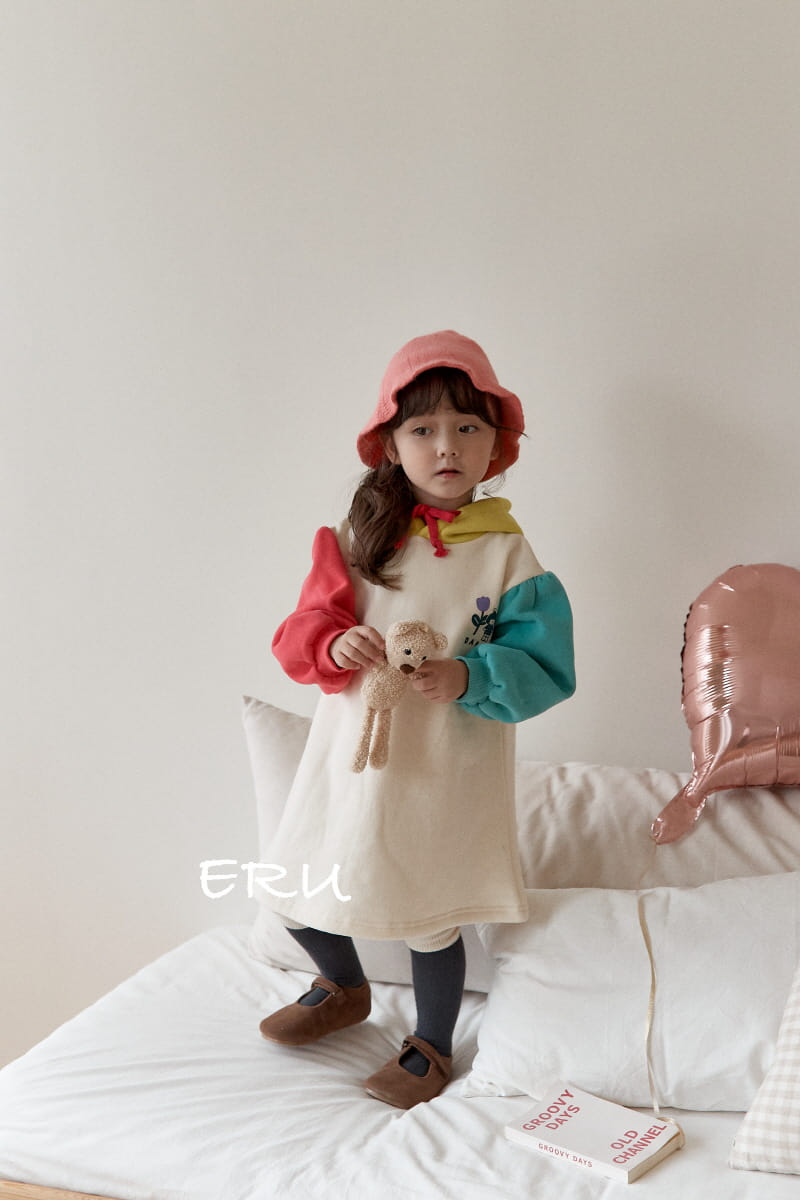 E.RU - Korean Children Fashion - #Kfashion4kids - Daisy Hoody Tee - 5