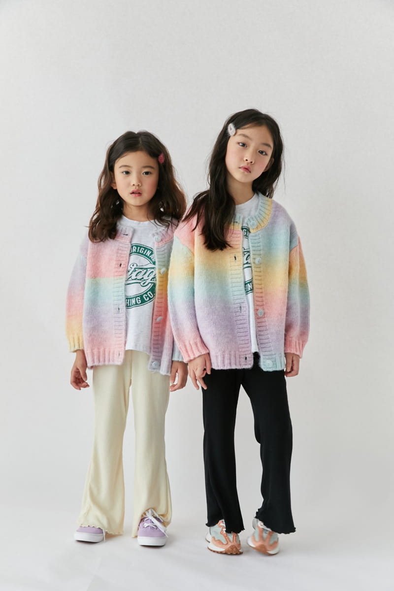 ELLYMOLLY - Korean Children Fashion - #Kfashion4kids - Rainbow Cardigan - 7