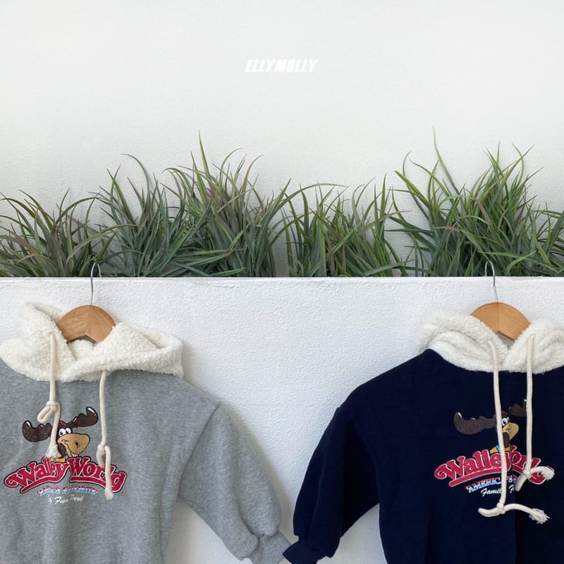 ELLYMOLLY - Korean Children Fashion - #Kfashion4kids - Boa Hoody - 10