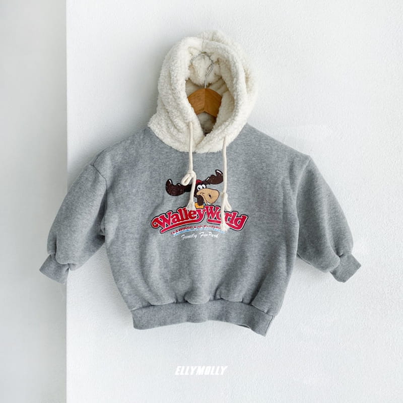 ELLYMOLLY - Korean Children Fashion - #Kfashion4kids - Boa Hoody - 2