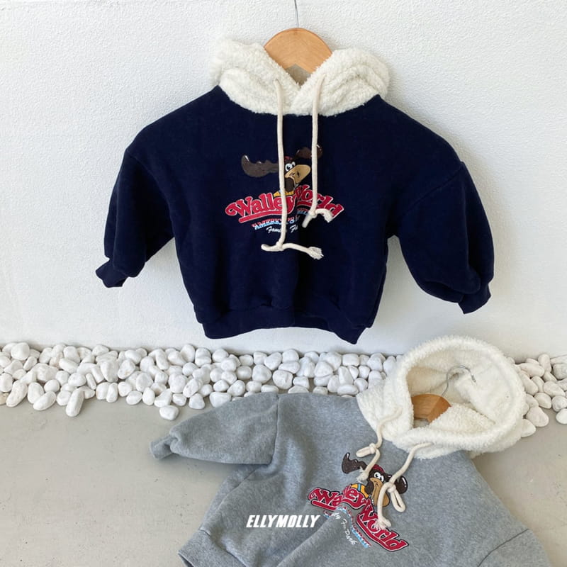 ELLYMOLLY - Korean Children Fashion - #Kfashion4kids - Boa Hoody - 9