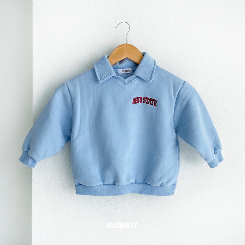 ELLYMOLLY - Korean Children Fashion - #Kfashion4kids - Sibori Collar Sweatshirt