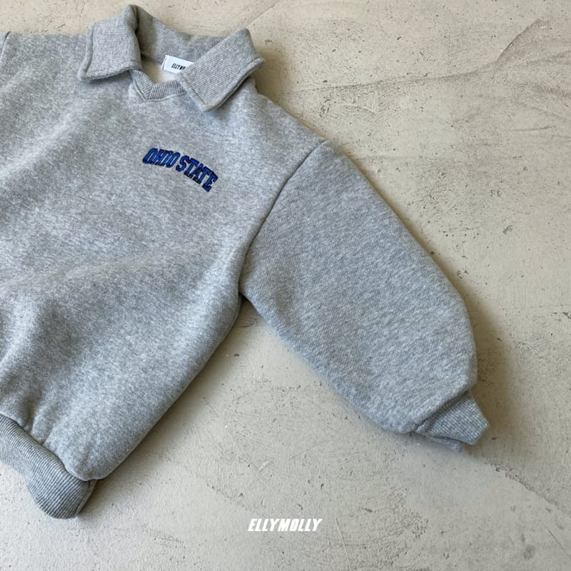 ELLYMOLLY - Korean Children Fashion - #Kfashion4kids - Sibori Collar Sweatshirt - 7