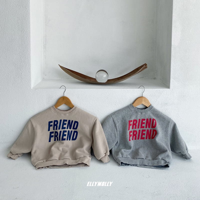 ELLYMOLLY - Korean Children Fashion - #Kfashion4kids - Friends Sweatshirt - 3