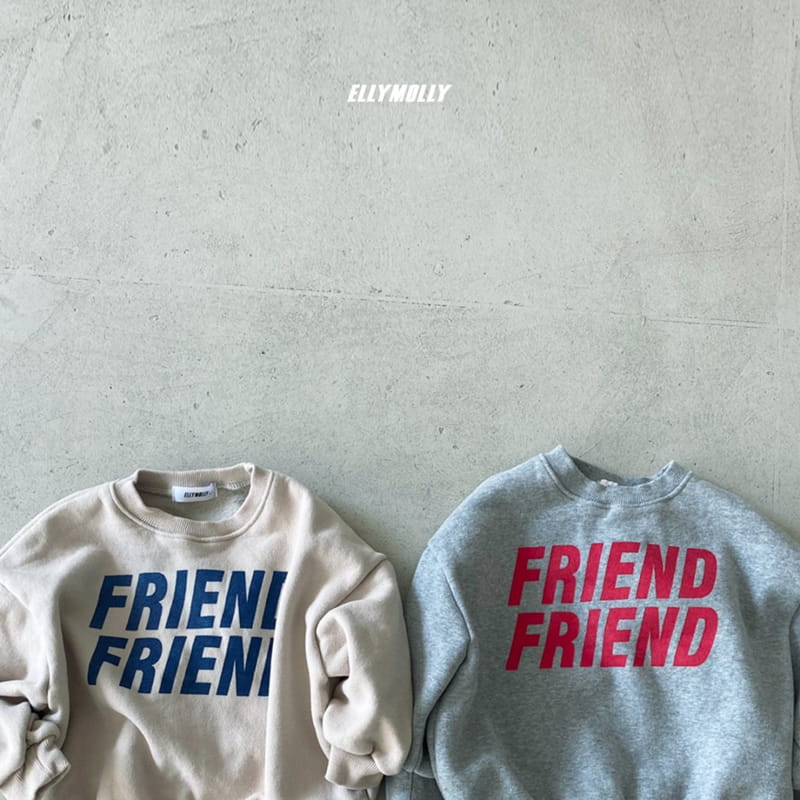 ELLYMOLLY - Korean Children Fashion - #Kfashion4kids - Friends Sweatshirt - 6