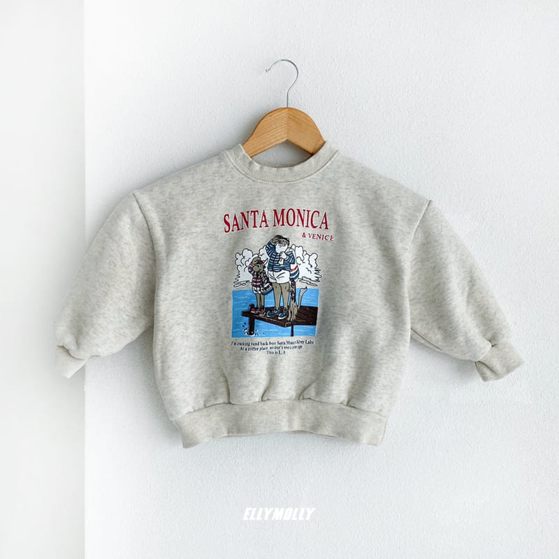 ELLYMOLLY - Korean Children Fashion - #Kfashion4kids - Sanda Monica Sweatshirt
