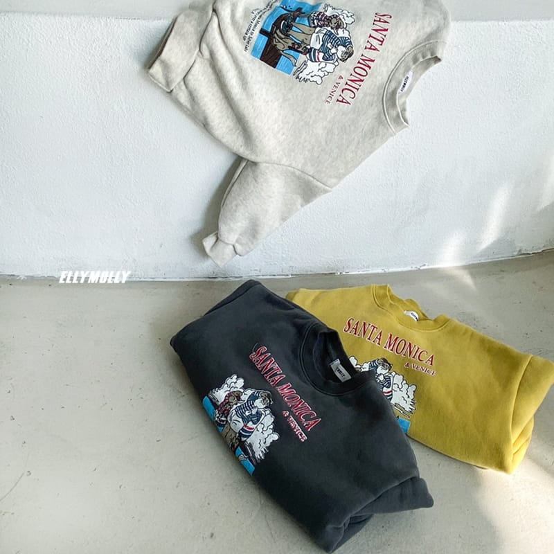 ELLYMOLLY - Korean Children Fashion - #Kfashion4kids - Sanda Monica Sweatshirt - 10