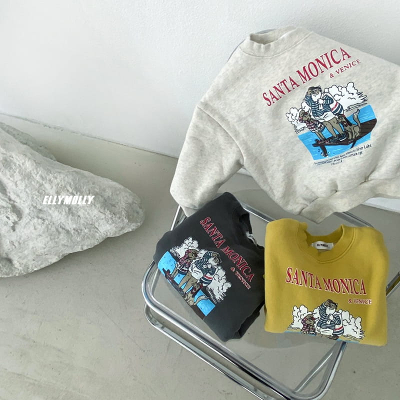 ELLYMOLLY - Korean Children Fashion - #Kfashion4kids - Sanda Monica Sweatshirt - 11