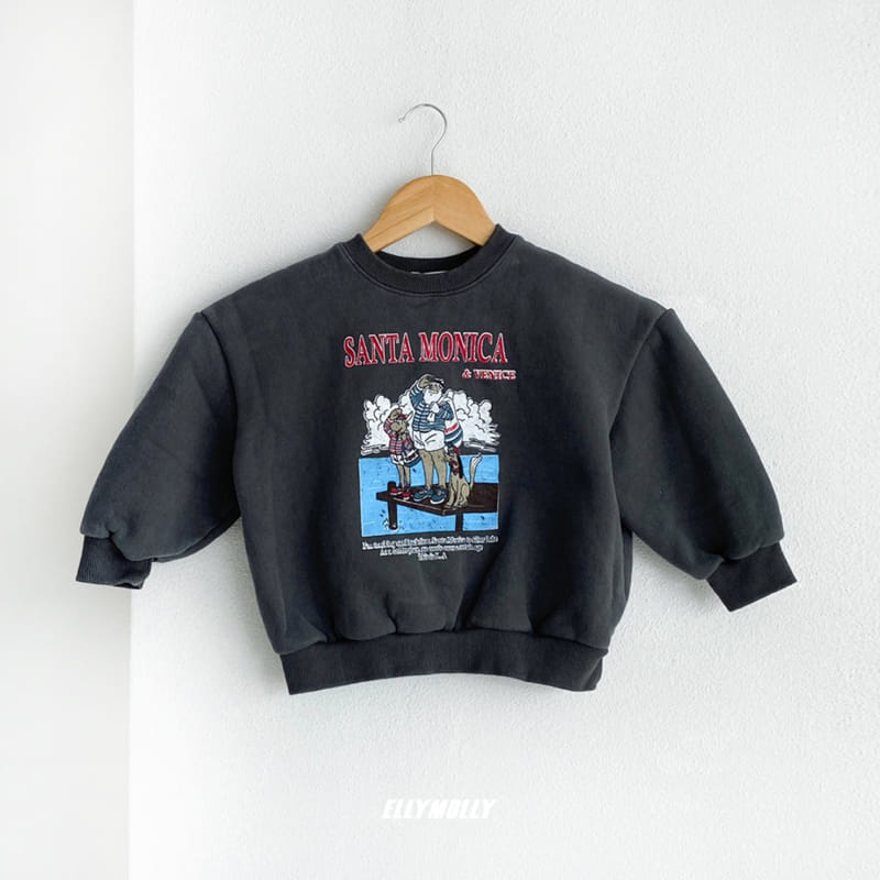 ELLYMOLLY - Korean Children Fashion - #Kfashion4kids - Sanda Monica Sweatshirt - 3