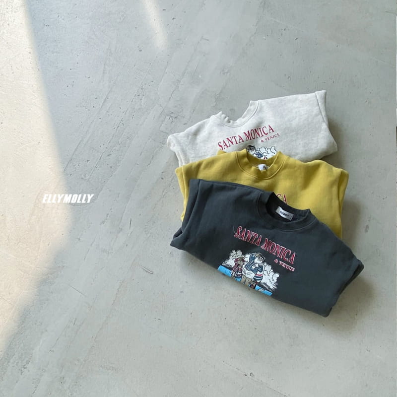ELLYMOLLY - Korean Children Fashion - #Kfashion4kids - Sanda Monica Sweatshirt - 9
