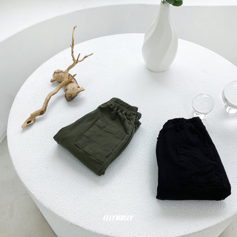 ELLYMOLLY - Korean Children Fashion - #Kfashion4kids - Fleece Square Pocket Pants - 10