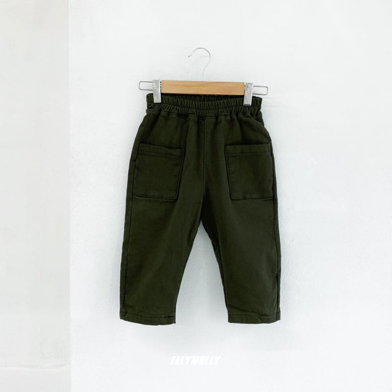 ELLYMOLLY - Korean Children Fashion - #Kfashion4kids - Fleece Square Pocket Pants - 3