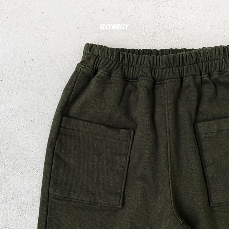ELLYMOLLY - Korean Children Fashion - #Kfashion4kids - Fleece Square Pocket Pants - 4