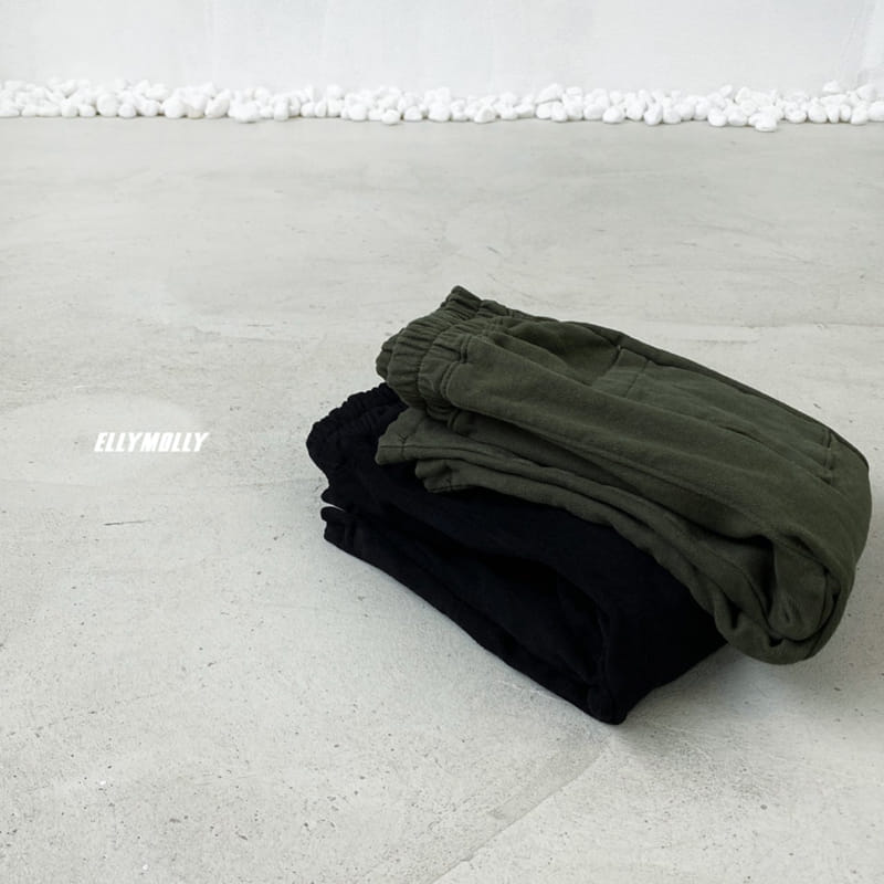 ELLYMOLLY - Korean Children Fashion - #Kfashion4kids - Fleece Square Pocket Pants - 8