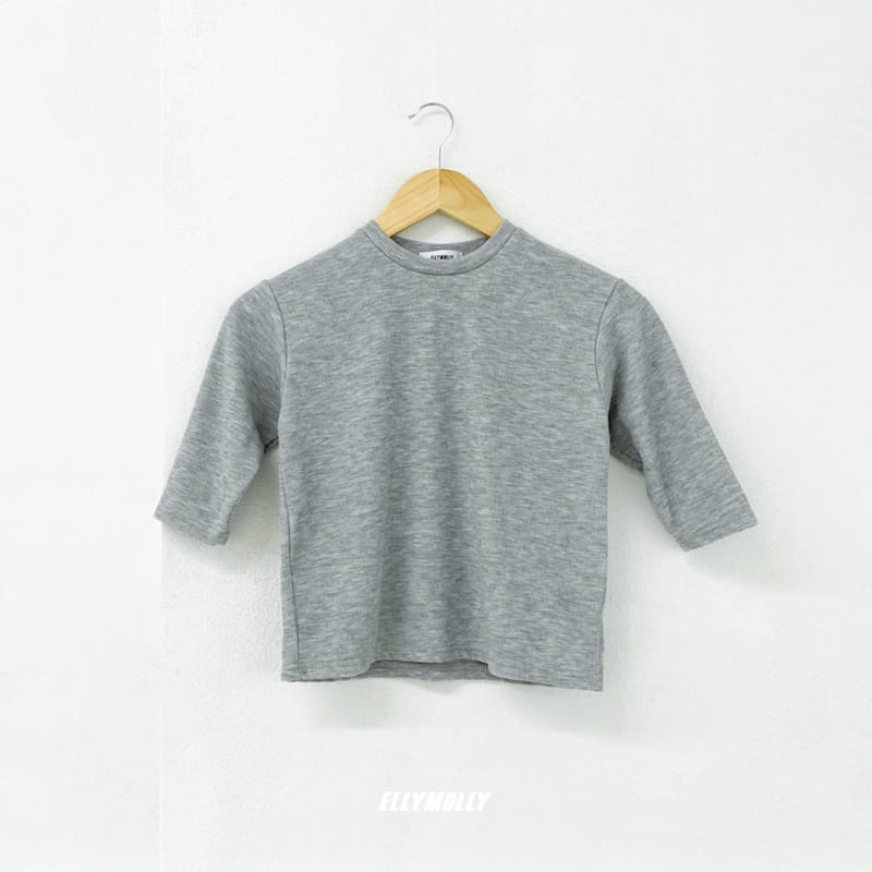 ELLYMOLLY - Korean Children Fashion - #Kfashion4kids - Rib Loose Long Tee