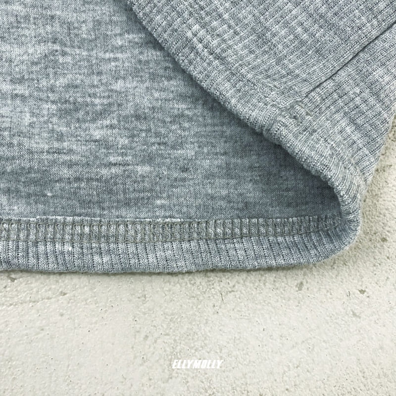ELLYMOLLY - Korean Children Fashion - #Kfashion4kids - Rib Loose Long Tee - 7