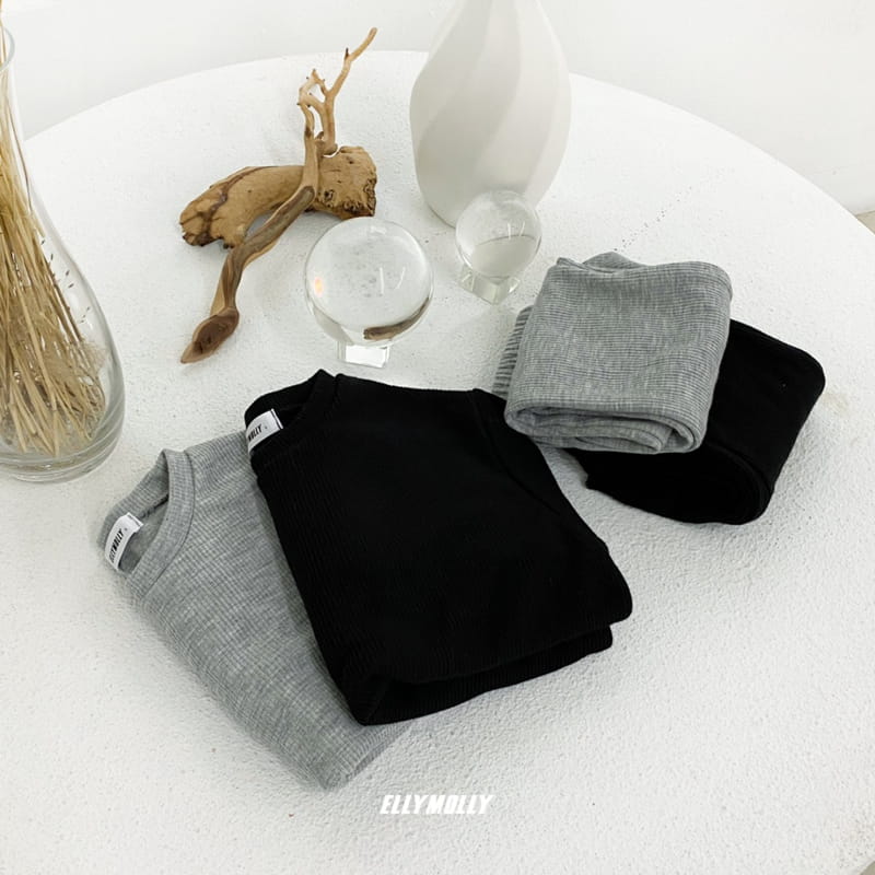 ELLYMOLLY - Korean Children Fashion - #Kfashion4kids - Fleece Rib Leggings - 9