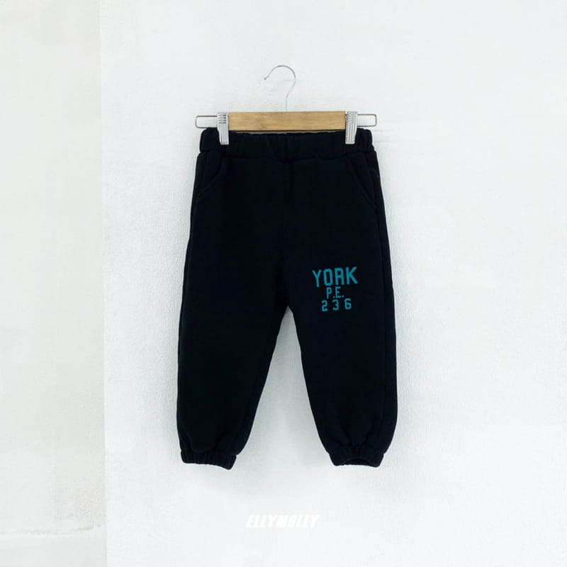 ELLYMOLLY - Korean Children Fashion - #Kfashion4kids - Lettering Jogger Pants - 3