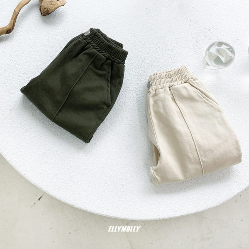 ELLYMOLLY - Korean Children Fashion - #Kfashion4kids - Fleece Slit Jogger Pants - 10