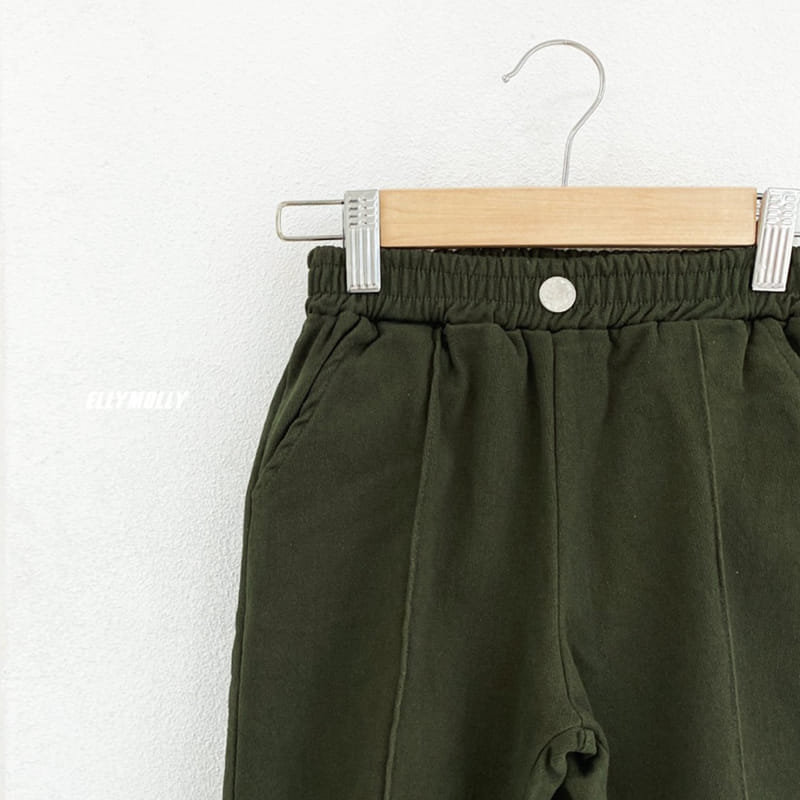ELLYMOLLY - Korean Children Fashion - #Kfashion4kids - Fleece Slit Jogger Pants - 3