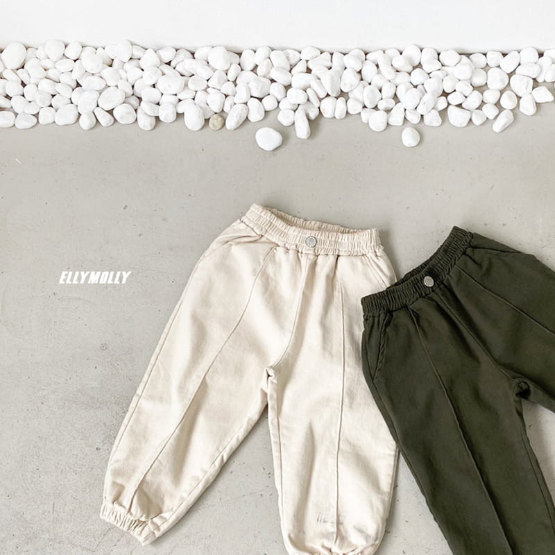 ELLYMOLLY - Korean Children Fashion - #Kfashion4kids - Fleece Slit Jogger Pants - 4