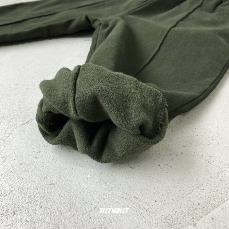 ELLYMOLLY - Korean Children Fashion - #Kfashion4kids - Fleece Slit Jogger Pants - 6