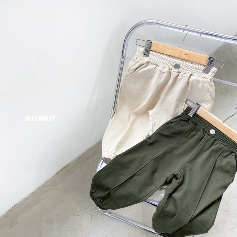 ELLYMOLLY - Korean Children Fashion - #Kfashion4kids - Fleece Slit Jogger Pants - 9