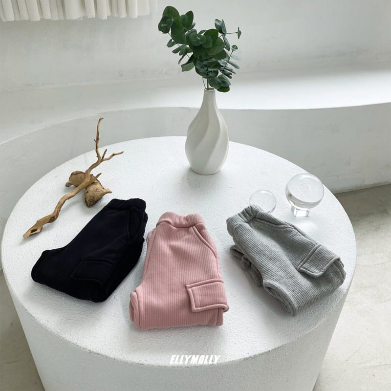ELLYMOLLY - Korean Children Fashion - #Kfashion4kids - Hooda Slip Jogger Pants - 10