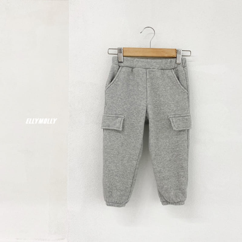 ELLYMOLLY - Korean Children Fashion - #Kfashion4kids - Hooda Slip Jogger Pants - 3