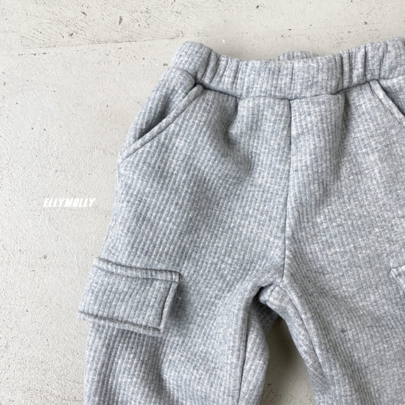 ELLYMOLLY - Korean Children Fashion - #Kfashion4kids - Hooda Slip Jogger Pants - 6