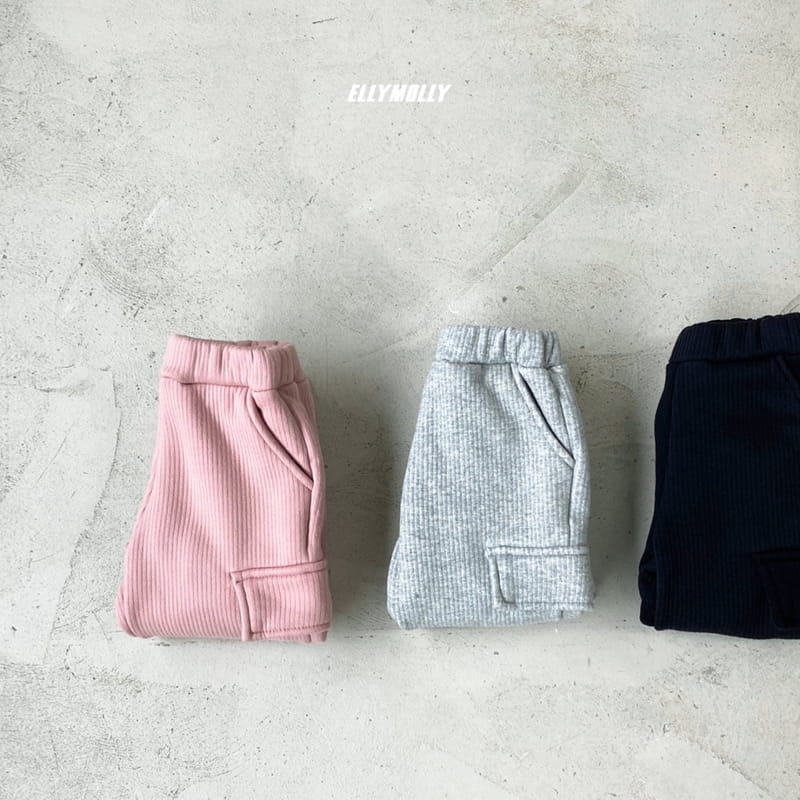 ELLYMOLLY - Korean Children Fashion - #Kfashion4kids - Hooda Slip Jogger Pants - 9