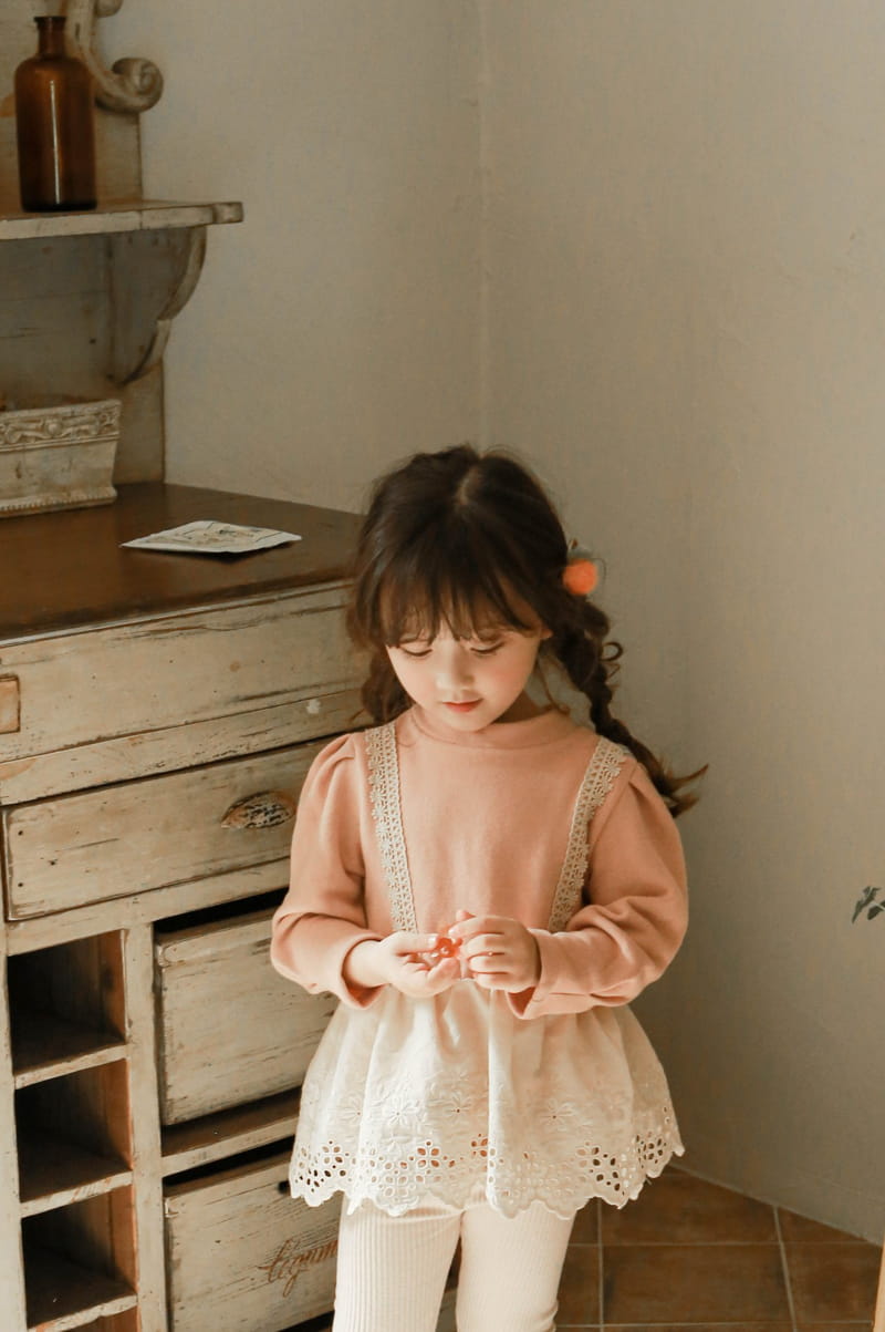 FLO - Korean Children Fashion - #Kfashion4kids - Emma Lace Tee - 5