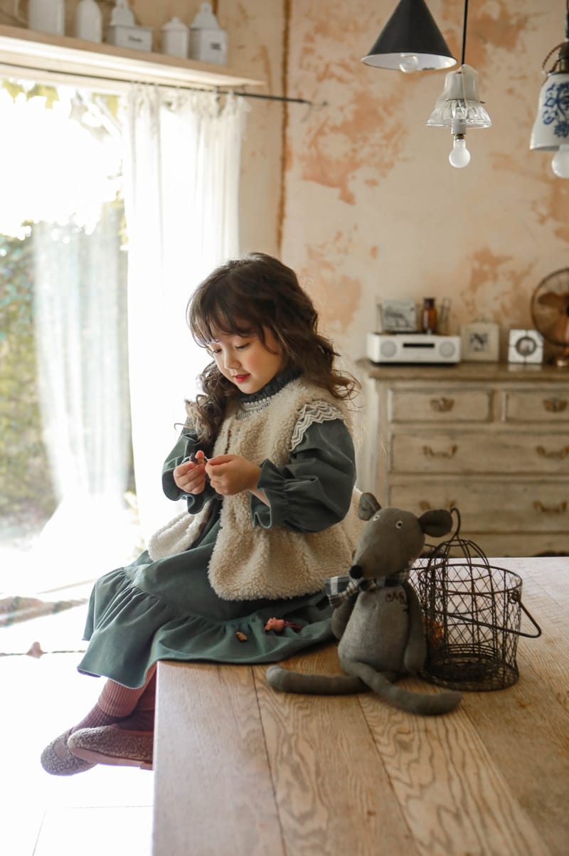 FLO - Korean Children Fashion - #Kfashion4kids - Emily One-piece - 4