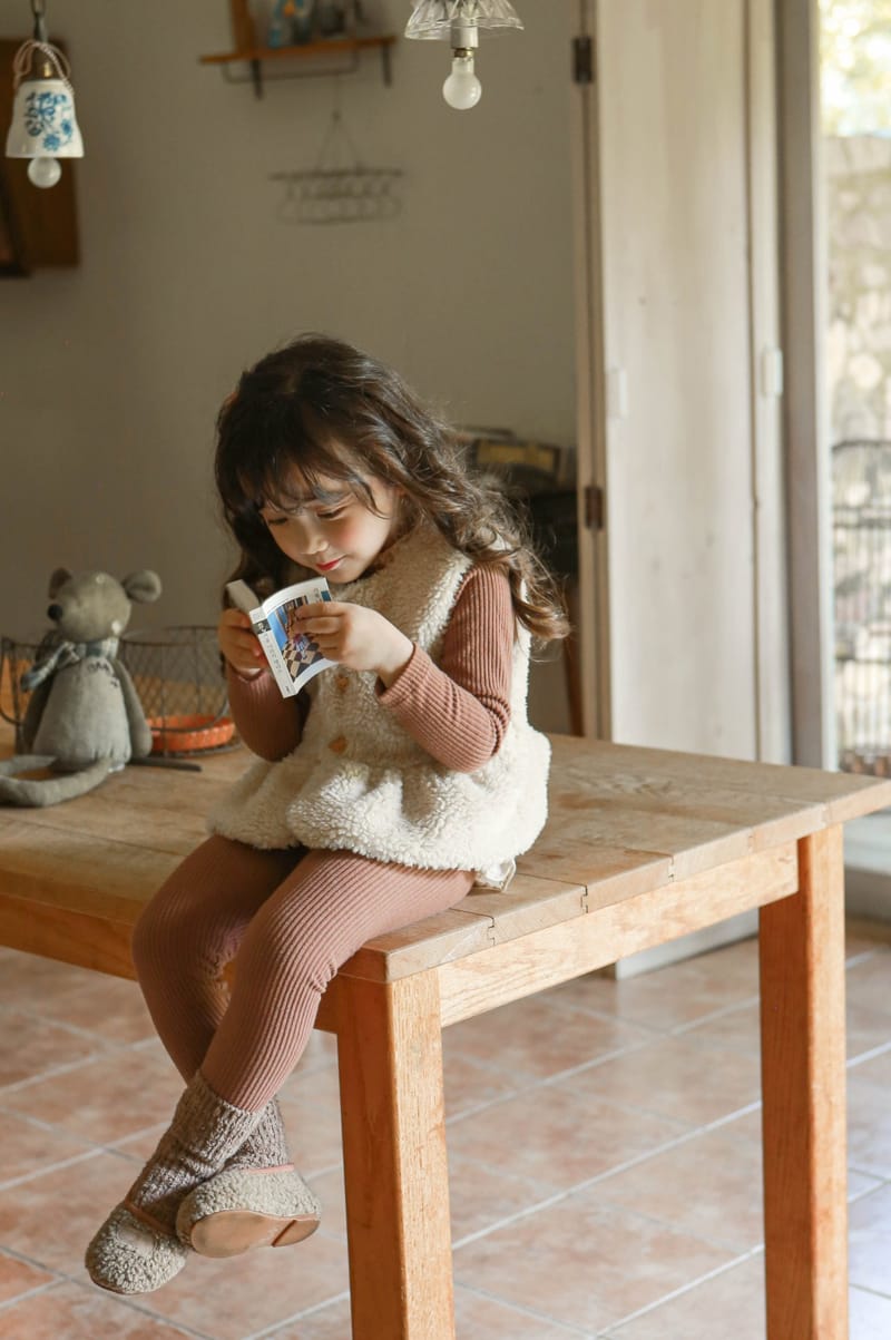 FLO - Korean Children Fashion - #Kfashion4kids - Teddy Vest - 10